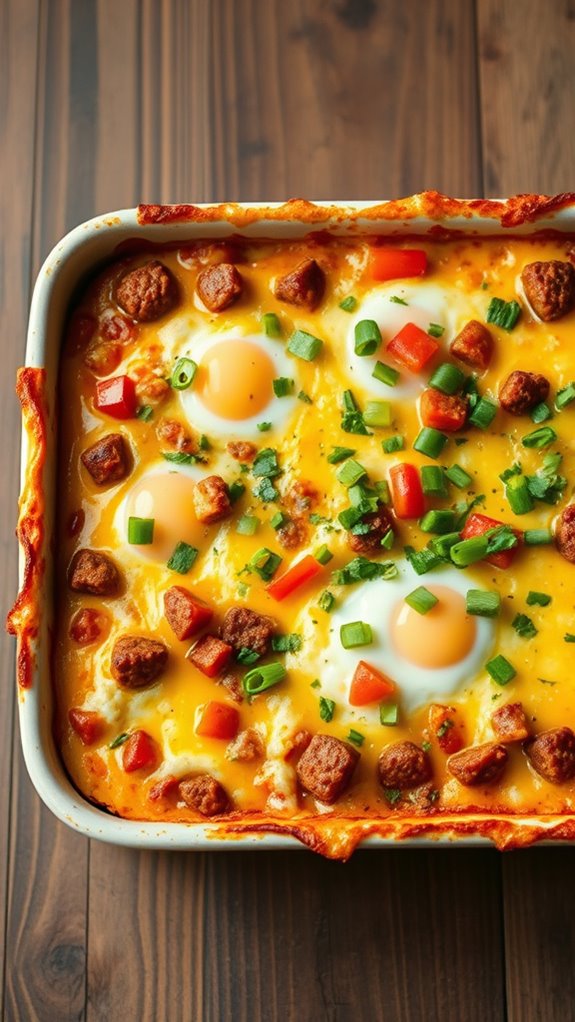 spicy chorizo breakfast casserole